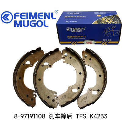 Buen precio Precision-Engineered 8-97191108 OEM Rear Brake Shoe K4233 para sistemas de frenos Isuzu TFS, que ofrece una operación de frenado suave y confiable. en línea