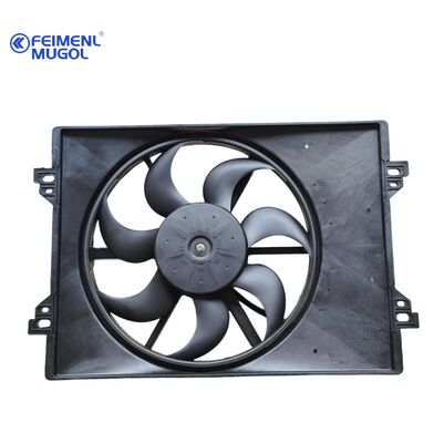 Buen precio Ensamblaje de ventiladores eléctricos EFN2-19553-AA de equilibrio de precisión para sistemas de enfriamiento JMC Kaiyun Euro 3, que ofrece un funcionamiento suave y silencioso. en línea